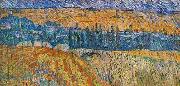 Landscape at Auvers in the Rain Vincent Van Gogh